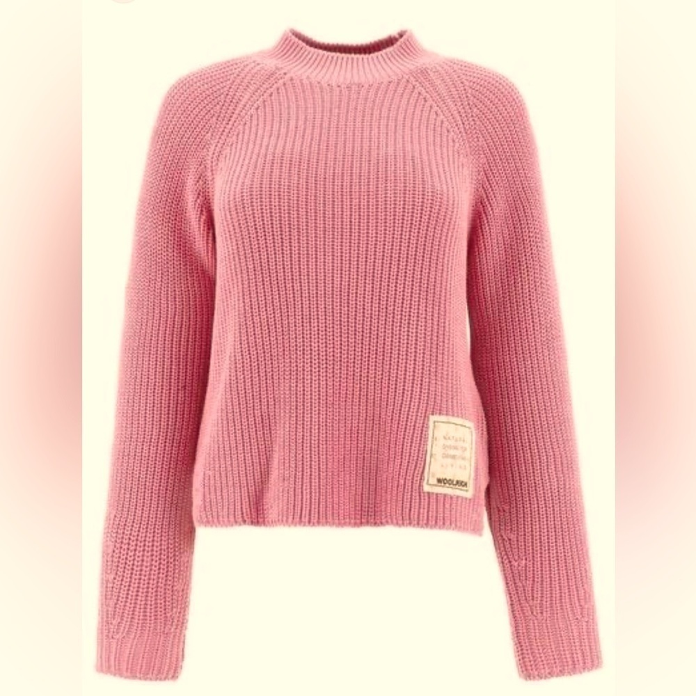 Woolrich Made in Italy Natural Dyeing for Conscious Living Mock Neck Pullover